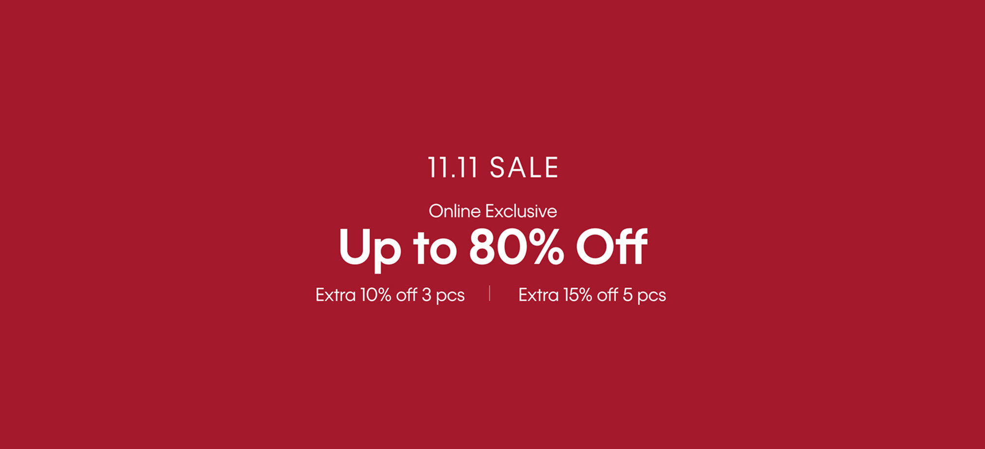 Calvin Klein 11.11 Sale Online Exclusive Up to 70% Off